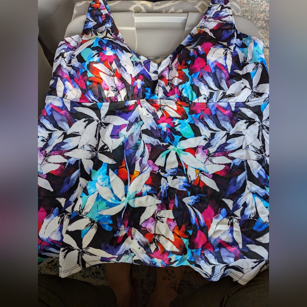Swimsuits for All Swim Tankini Size 24